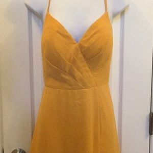 Marigold Azazie Bridesmaid/party Dress Size C
